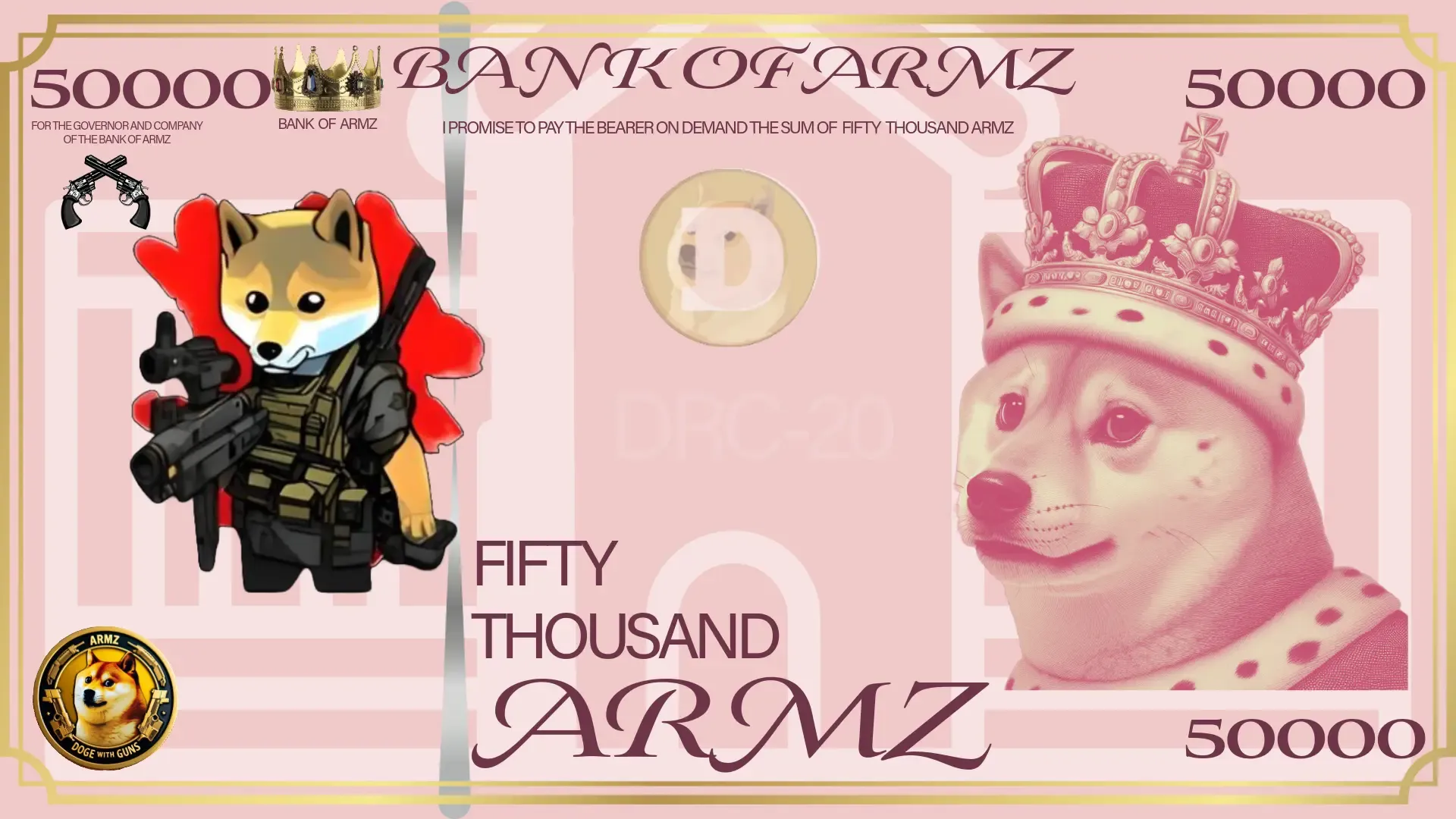 Bank of $ARMZ 50,000