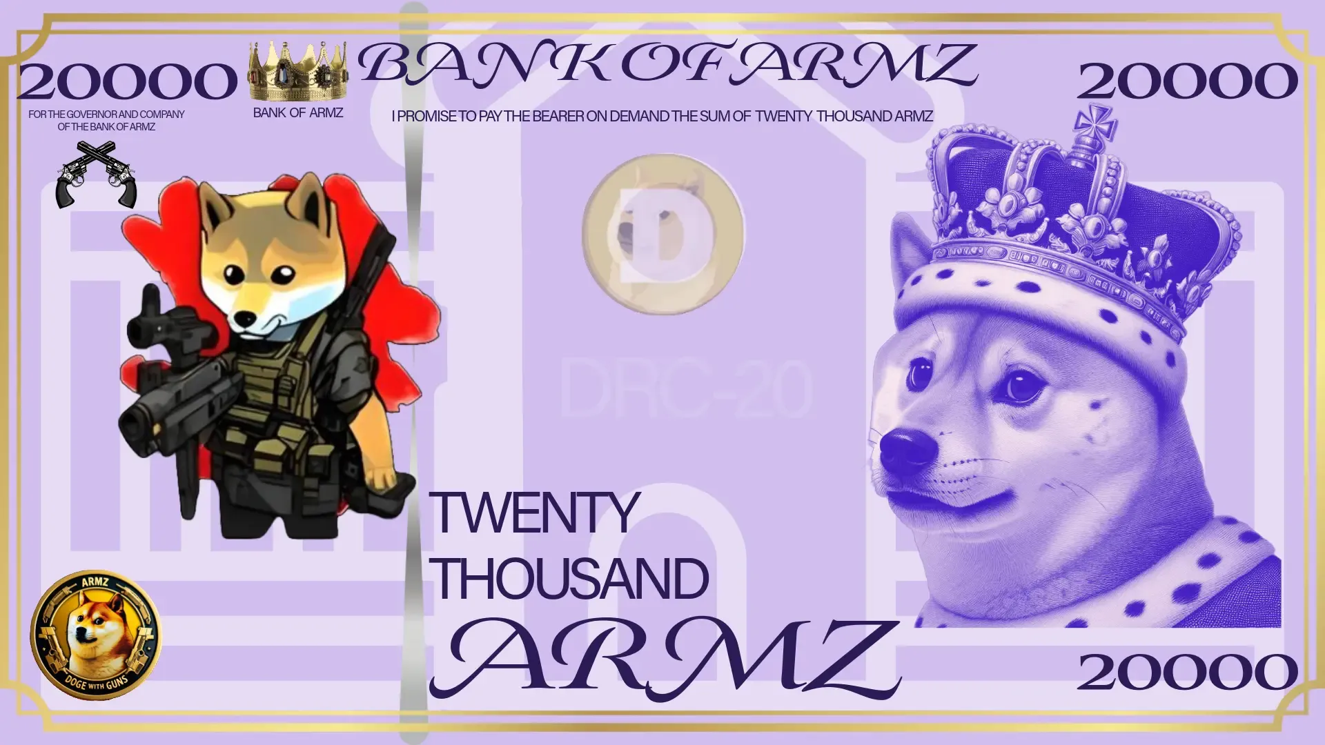 Bank of $ARMZ 20,000