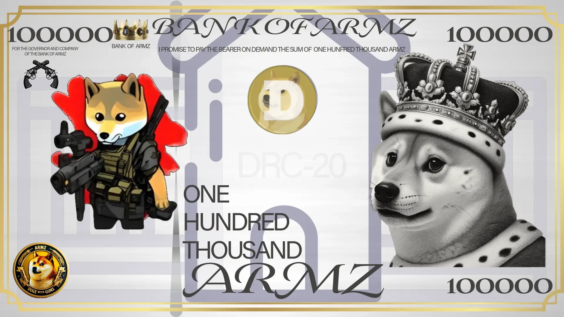 Bank of $ARMZ 100,000
